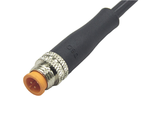 M8 metal wire to male panel